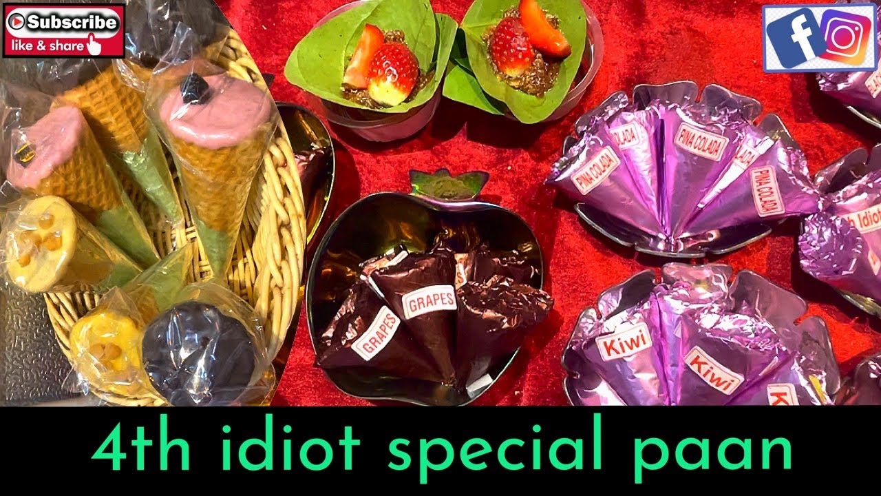 Pandey's Special Paan's For Delegates
