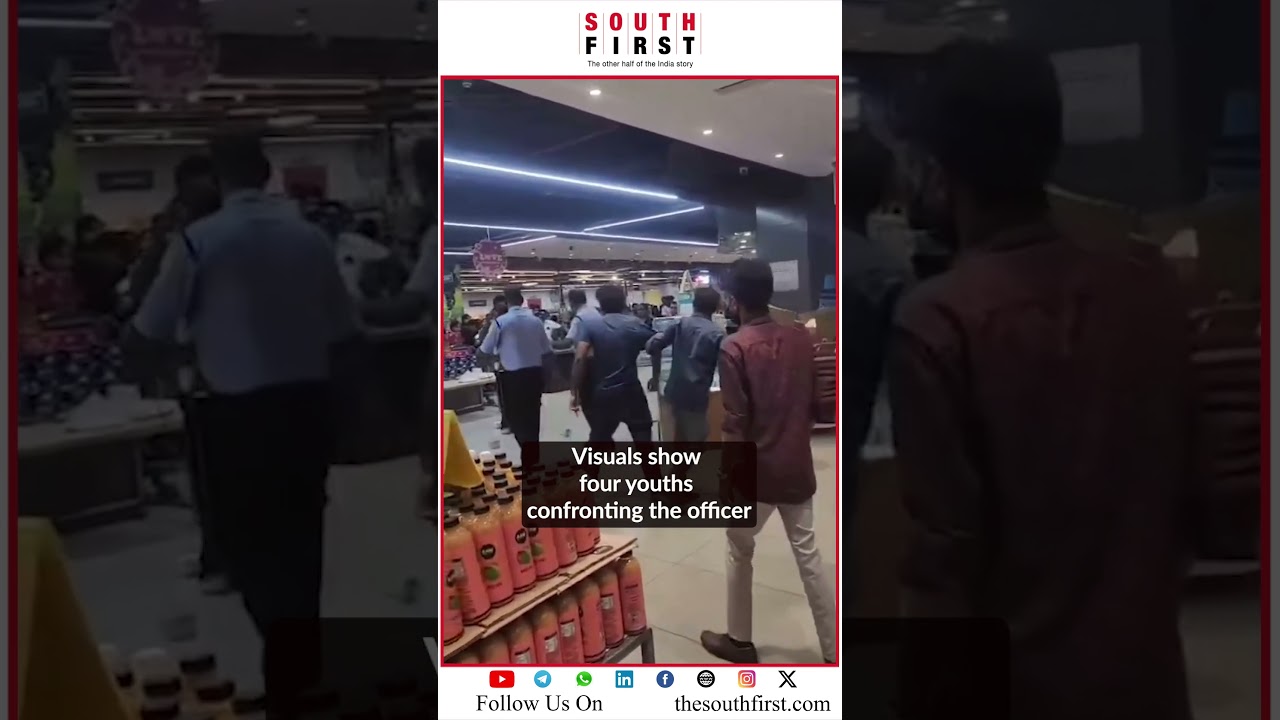 Kerala: Police officer assaulted during confrontation at city mall