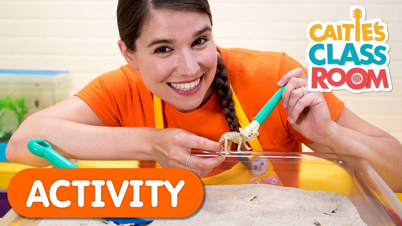 Digging For Dinosaurs | Caitie's Classroom | Activities For Kids