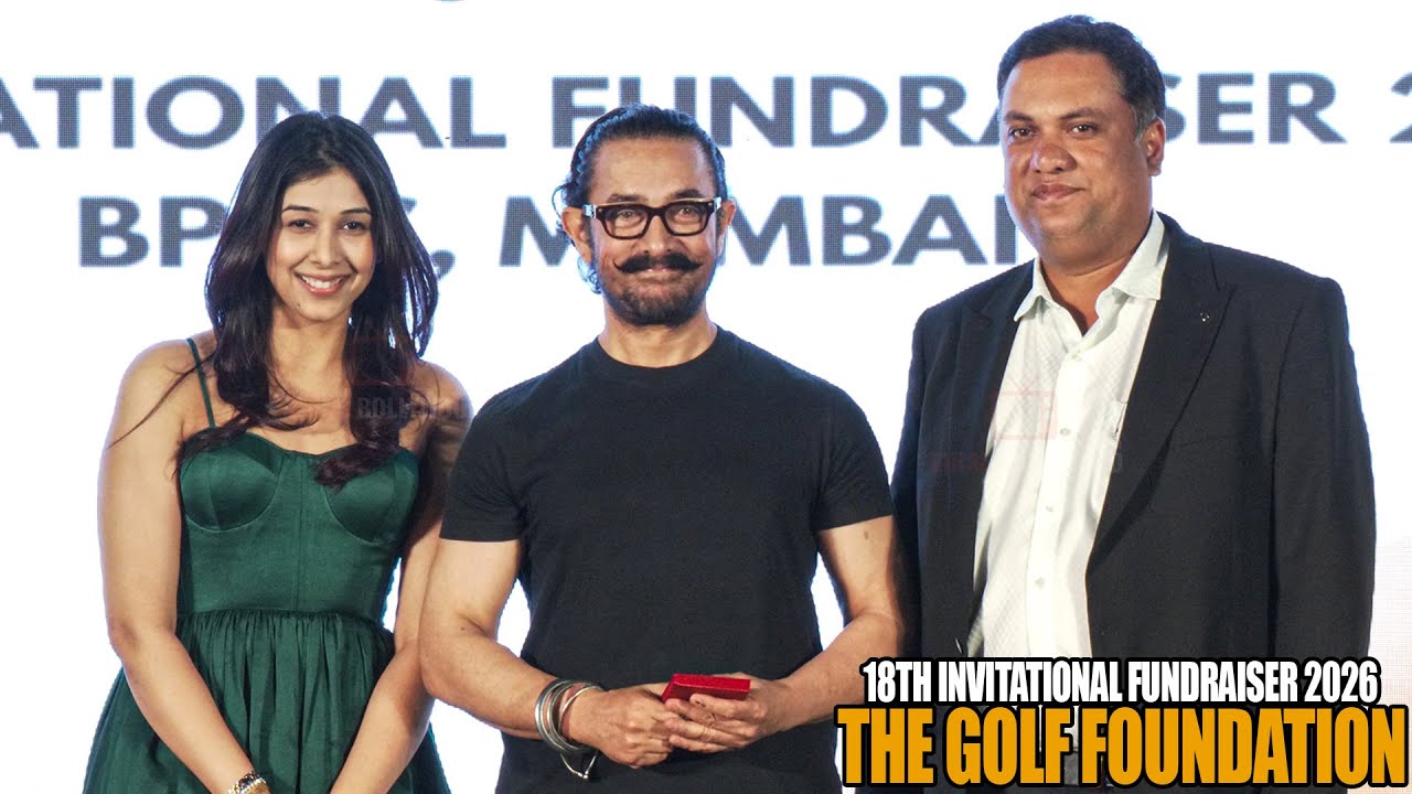 UNCUT - Aamir Khan Graces The 18th Invitational Fundraiser By The Golf Foundation