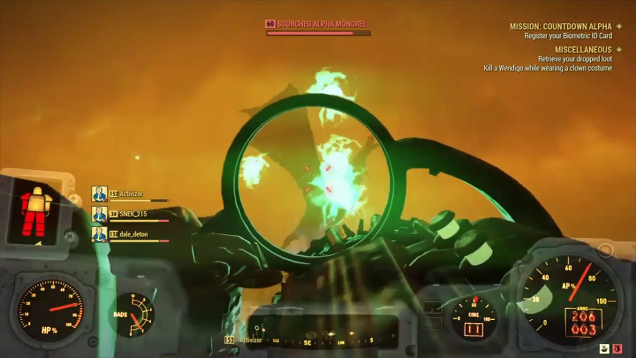 Fallout 76: Scorchbeast Queen Fight
