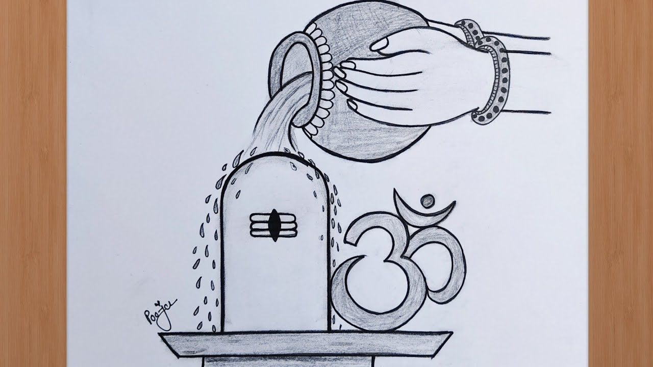 Mahadev Drawing Easy Step by Step | Mahadev Drawing | Sawan Drawing | God Drawing | Drawing 