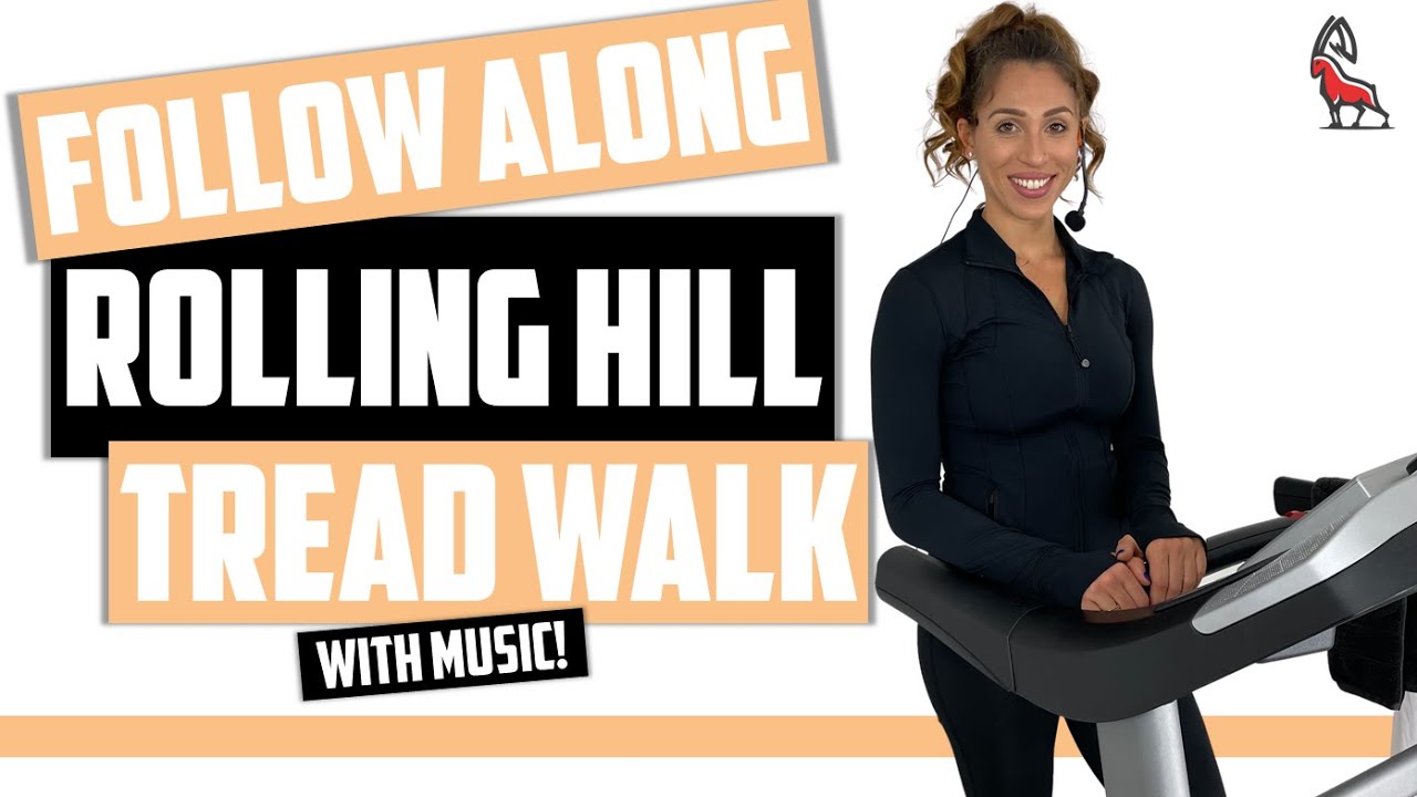 ROLLING HILL WALK | Treadmill Follow Along! #IBXRunning
