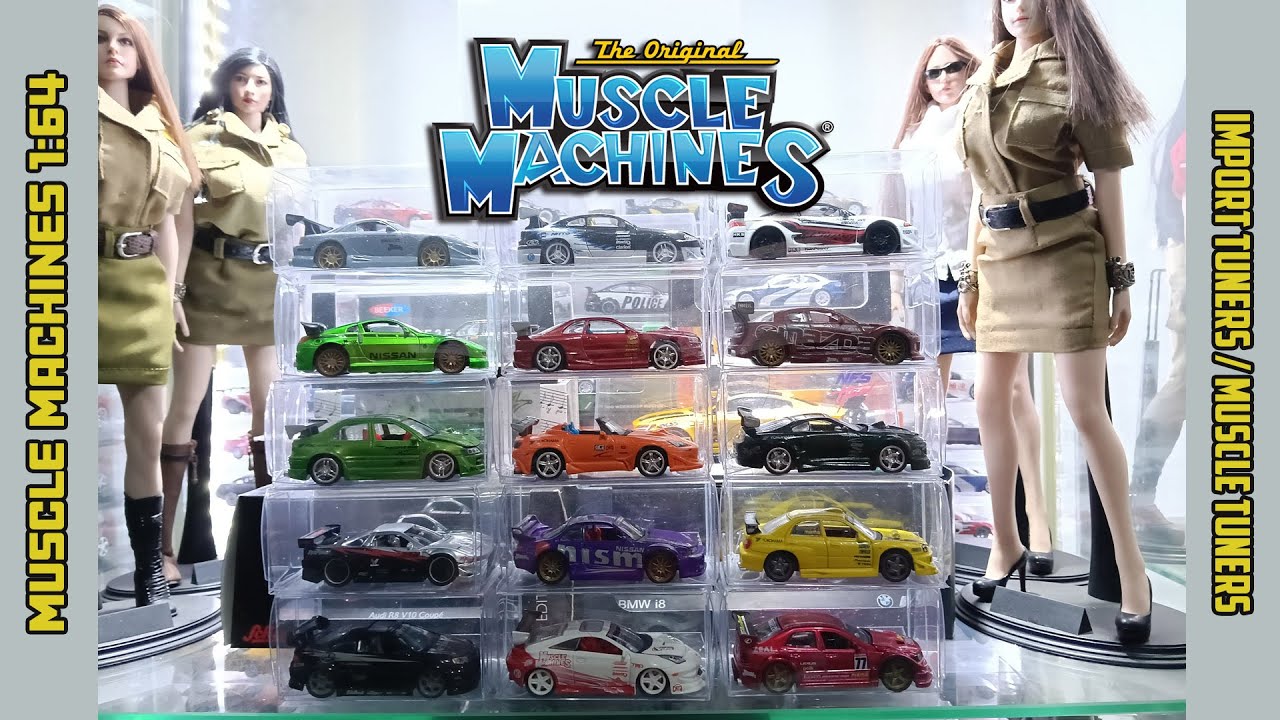 A Very Rare Muscle Machines Tuners Diecast Collection