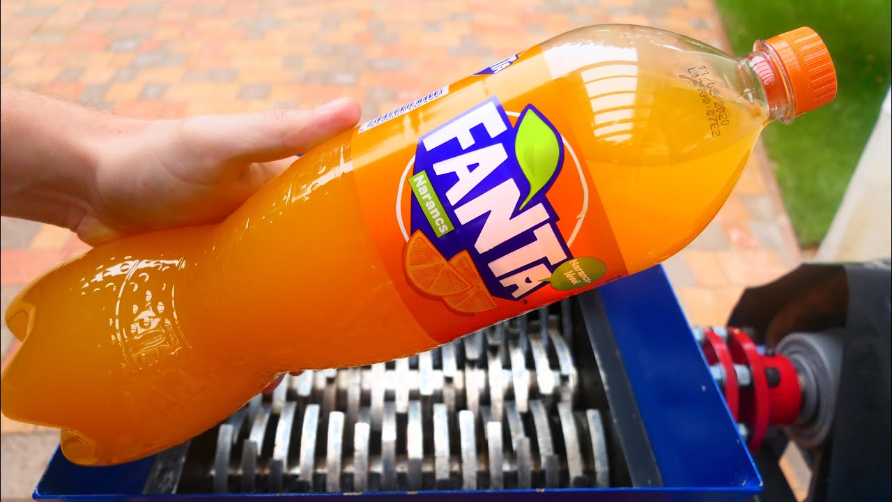 FANTA VS FAST SHREDDER! AMAZING EXPERIMENT!