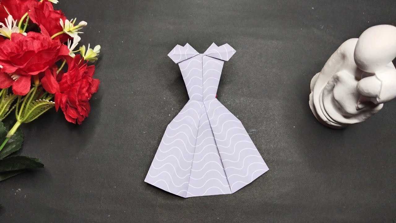 DIY Origami Paper Dresses Easy