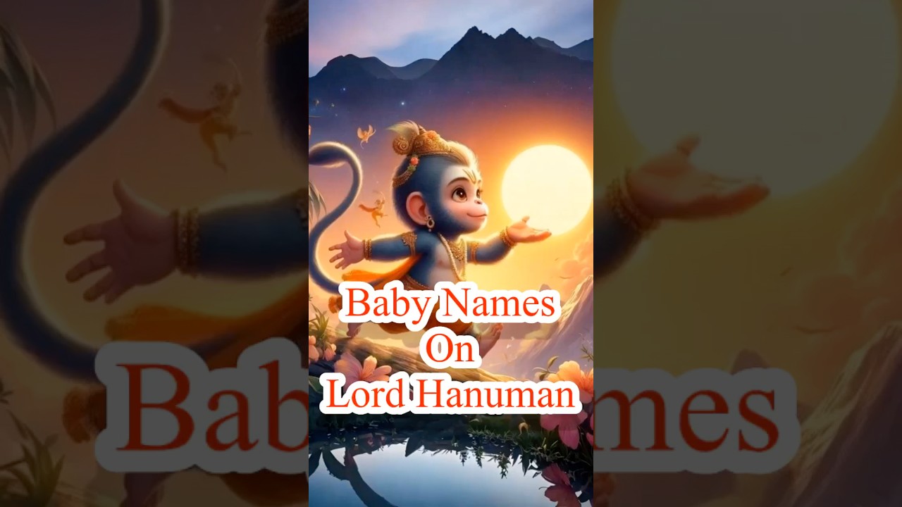 TOP 5 Baby Boy Names Inspired by Lord HANUMAN | Hindu Boy Names |Names 2025 | #babynames #hindunames