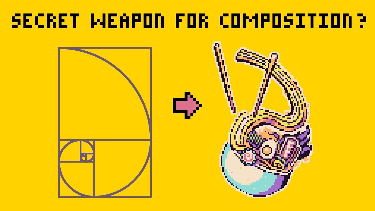 Turning a Fibonacci Spiral into a bowl of Pixel Art Ramen