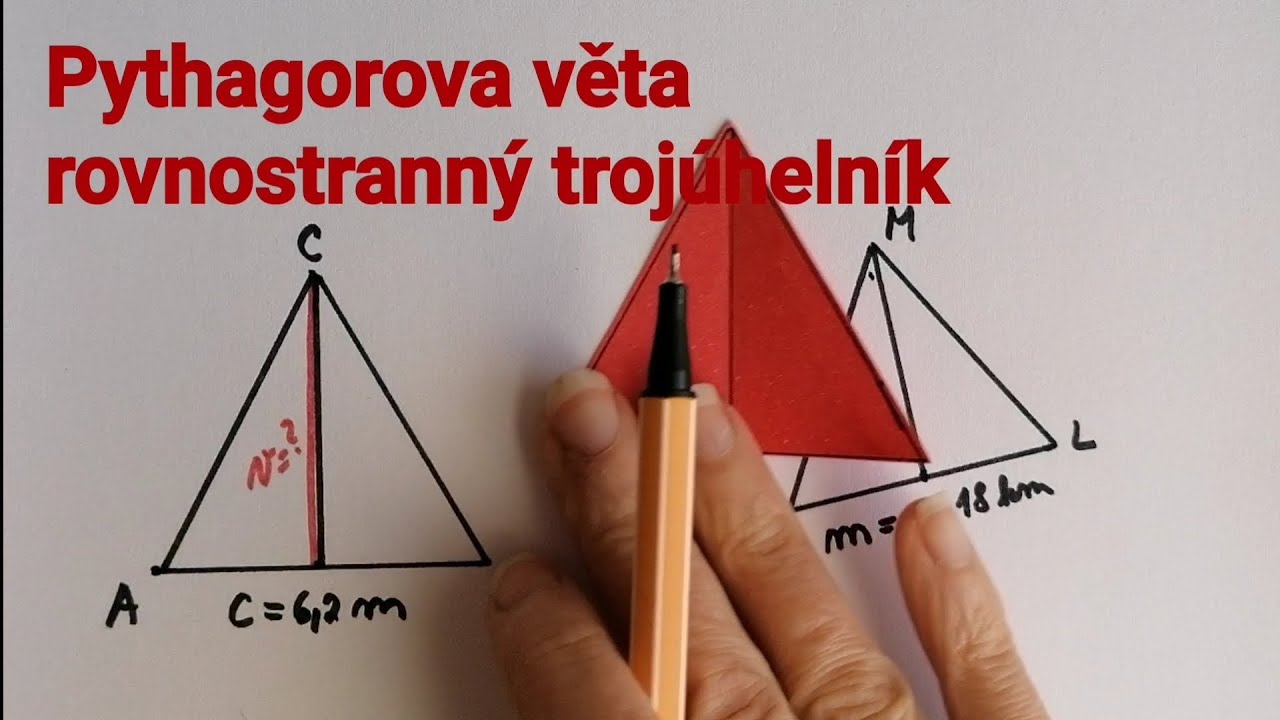 Pythagorova věta 6, rovnostranný trojúhelník
