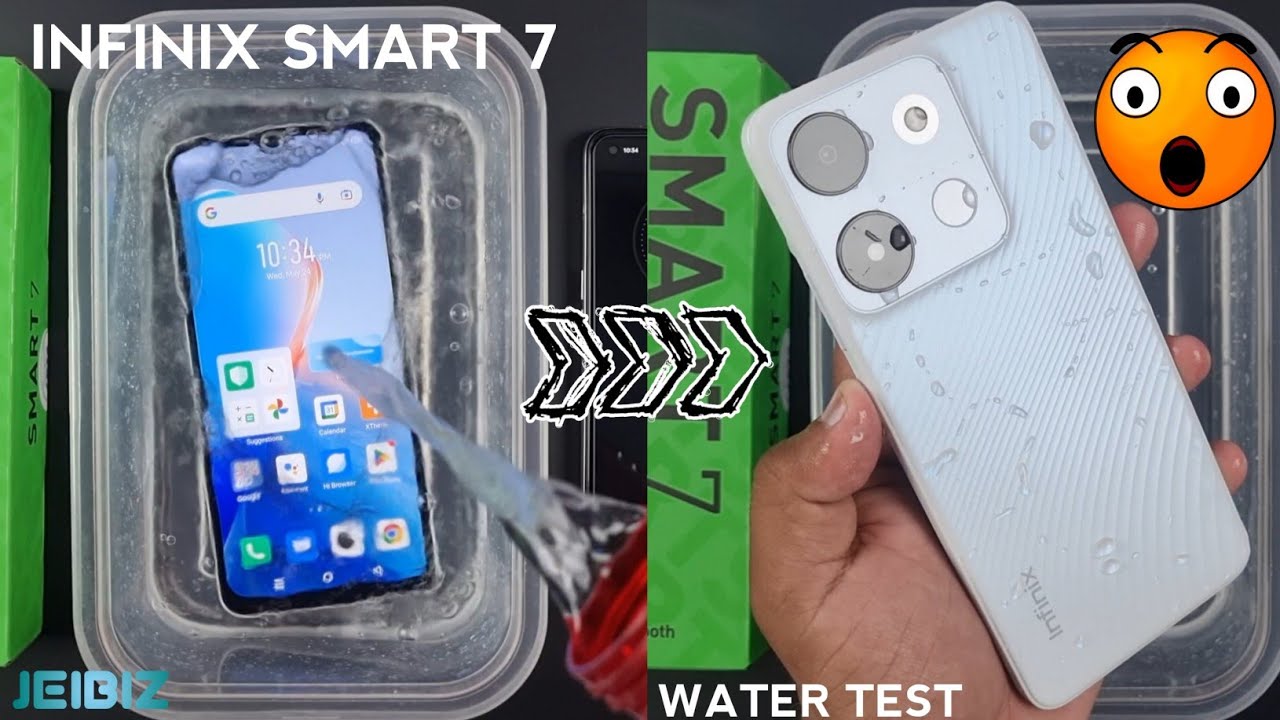 Infinix Smart 7 Water Test 💦 | Let's See Smart 7 is Waterproof Or Not?