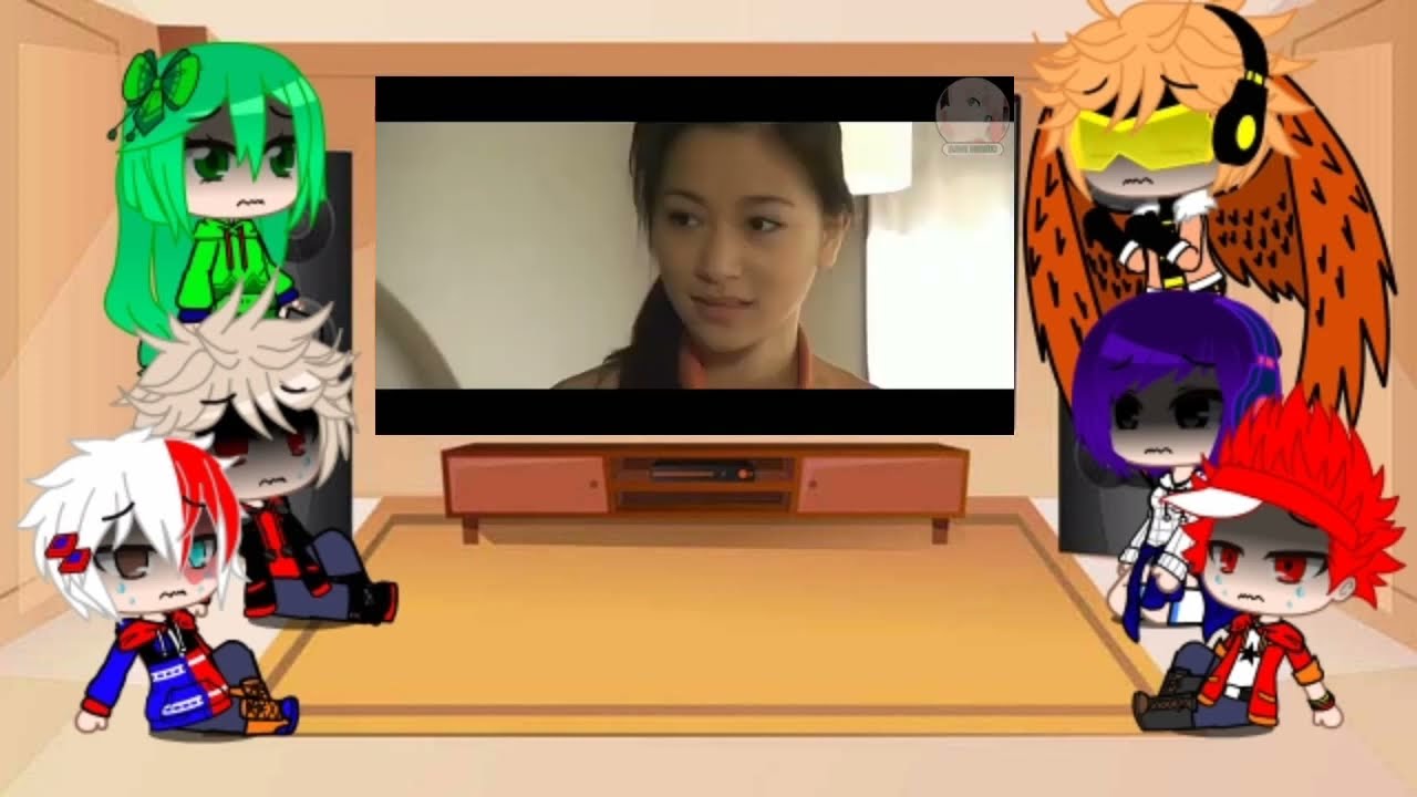 Class 1 A and pro Hero react to Deku as Kamen rider Kiva (betrayed Vampire AU)