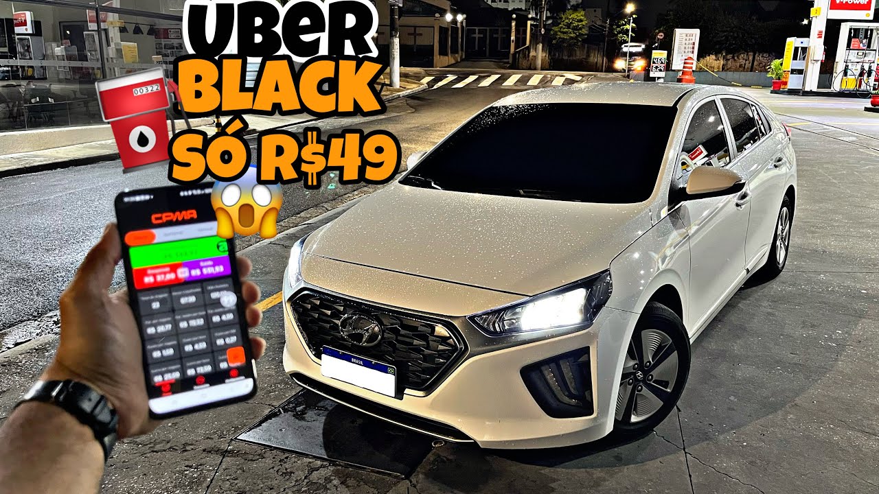 GASTEI MENOS DE R$50 PRA FAZER QUASE R$600 no UBER BLACK 😱