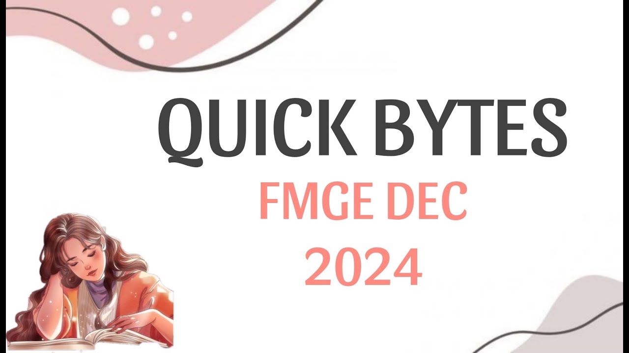 Some Important topics for FMGE!!