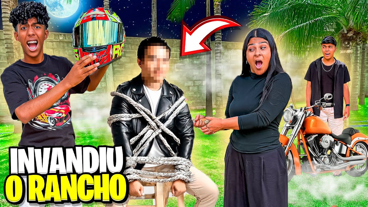 O MOTOQUEIRO INVADIU O RANCHO E DESCOBRIMOS QUEM É ELE!!