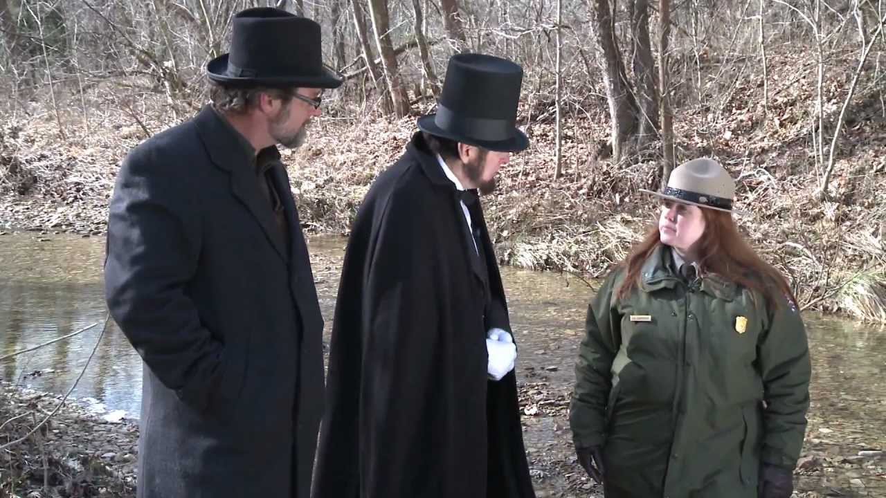 Abraham Lincoln Revisits His Boyhood Home