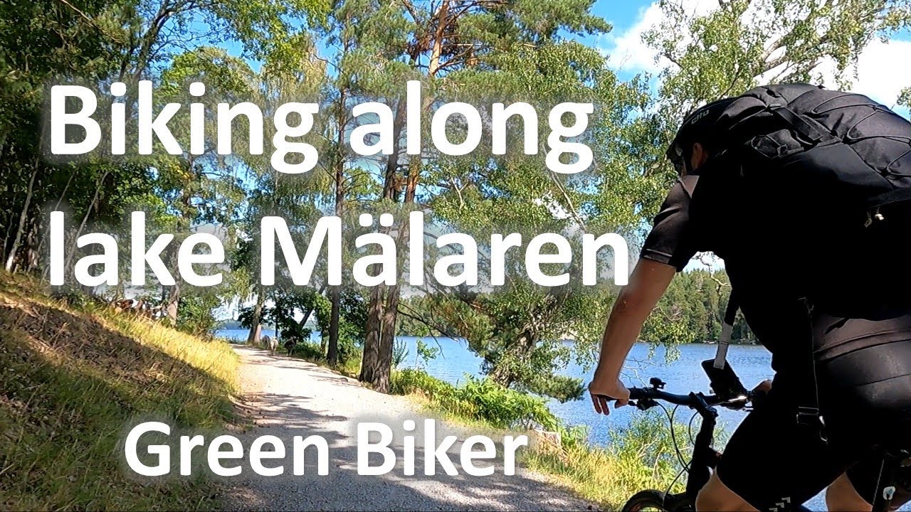 Green Biker - Best bike route in Stockholm! - Biking along lake Mälaren.