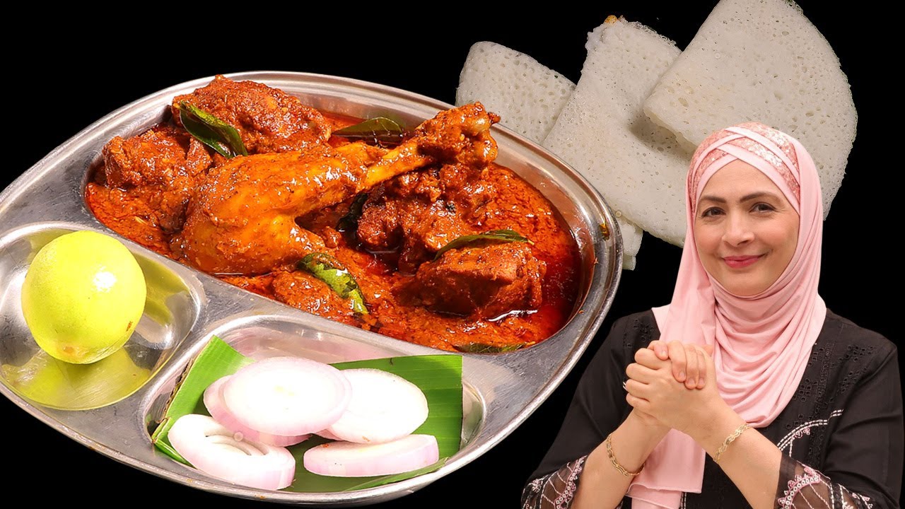LEHSUNI CHICKEN GHEE ROAST AUR NEER DOSA