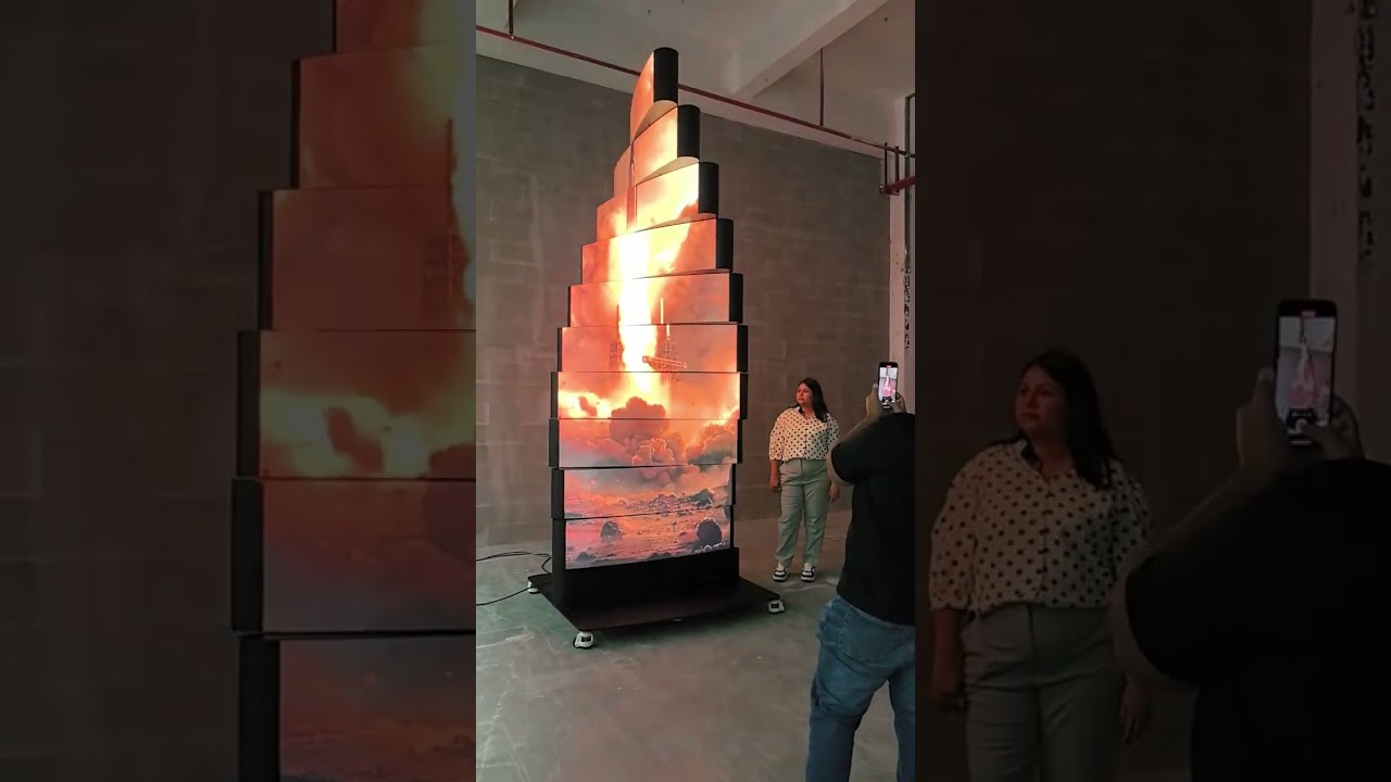 Interactive Art Installation: Immersive Digital Art Screen Experience