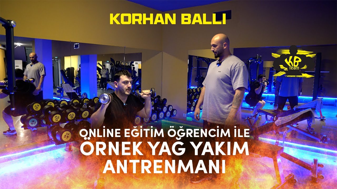 Online Eğitim Öğrencim ile Örnek Yağ Yakım Antrenmanı