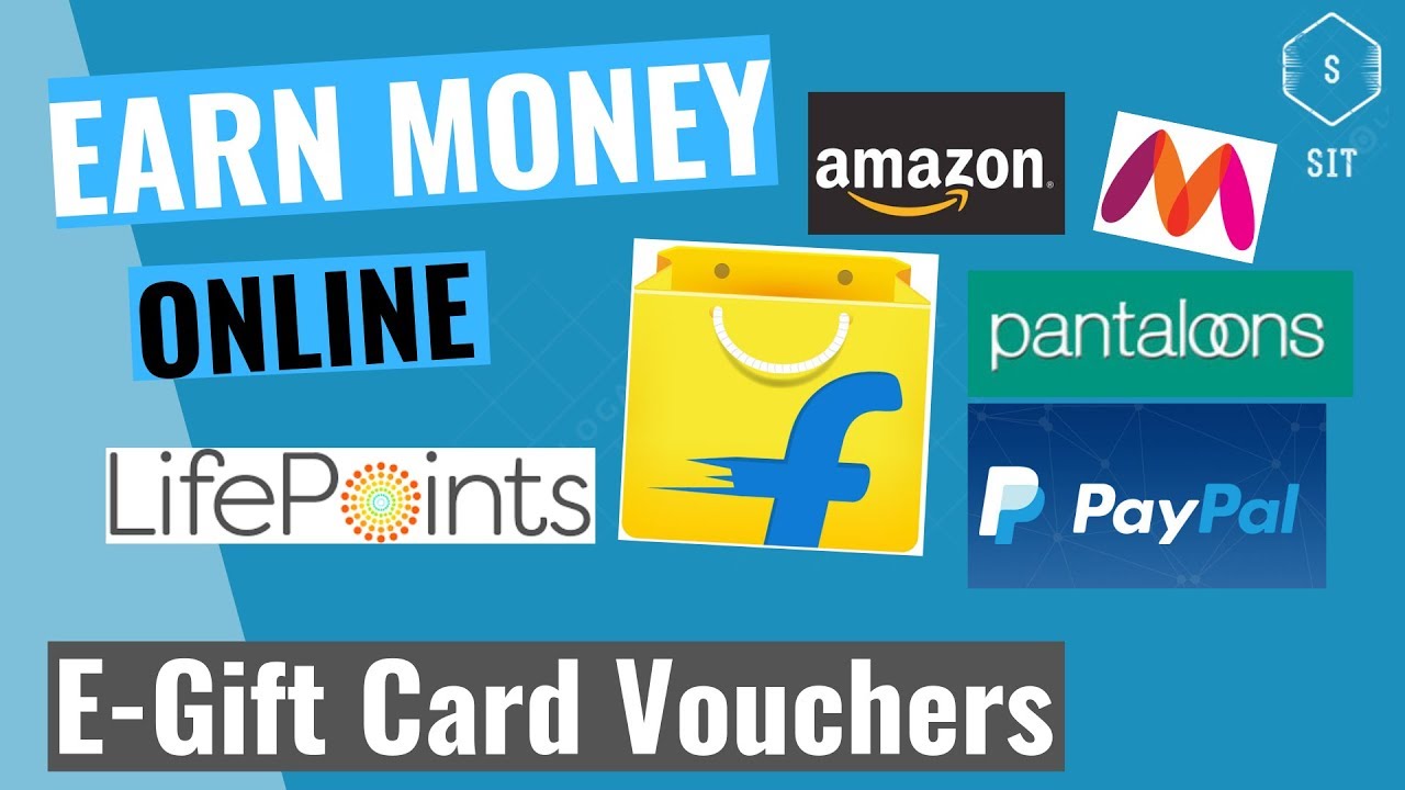 How To Earn Money Online With  Lifepoints | Paypal | E-Gift Vouchers | Amazon | Flipkart | Myntra |
