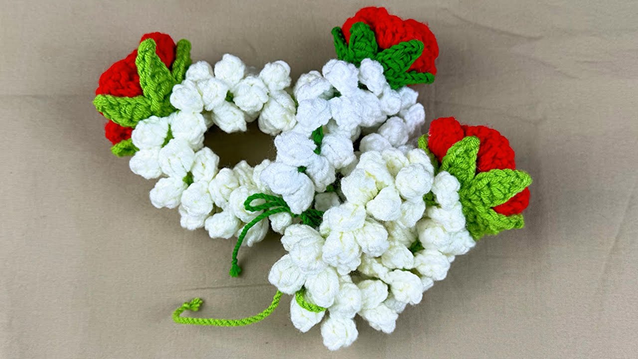 easy crochet gajras - beginners friendly