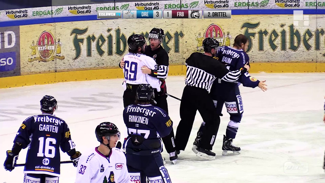 Highlights Dresdner Eislöwen vs. EHC Freiburg | 06.01.2017