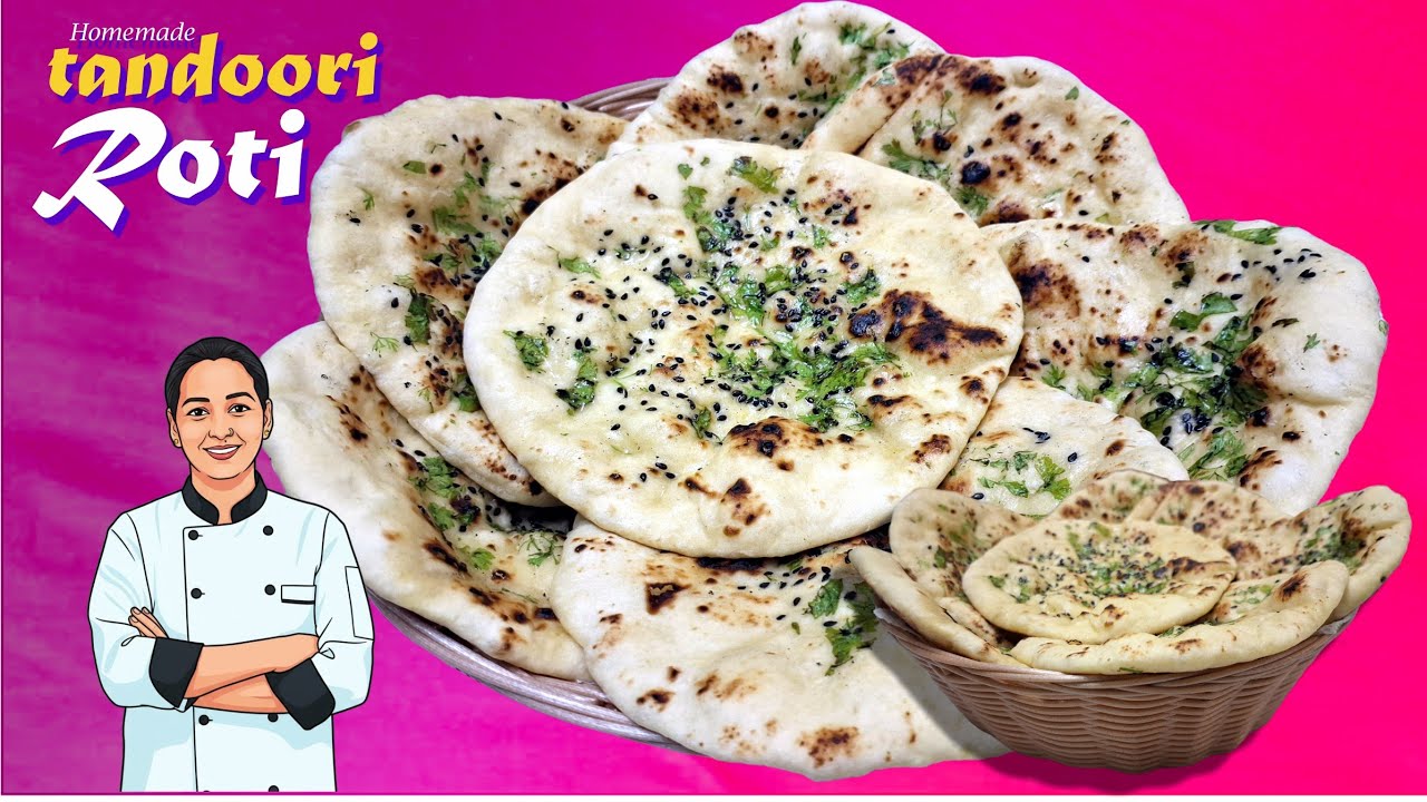 Soft & Perfect Tandoori Roti Recipe at Home (No Oven, No Tandoor)