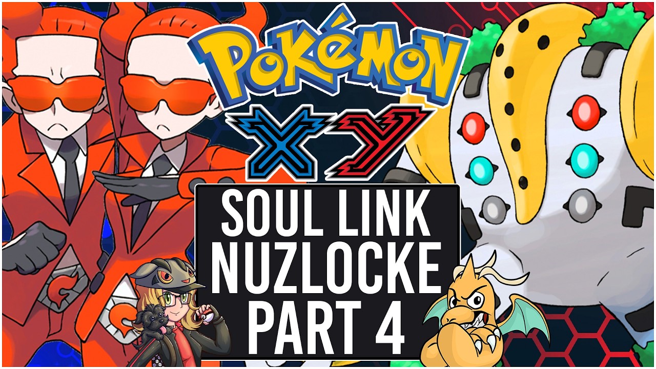 Pokemon X and Y Soul Link Randomizer Nuzlocke Part 4 - Team Flare Appear!
