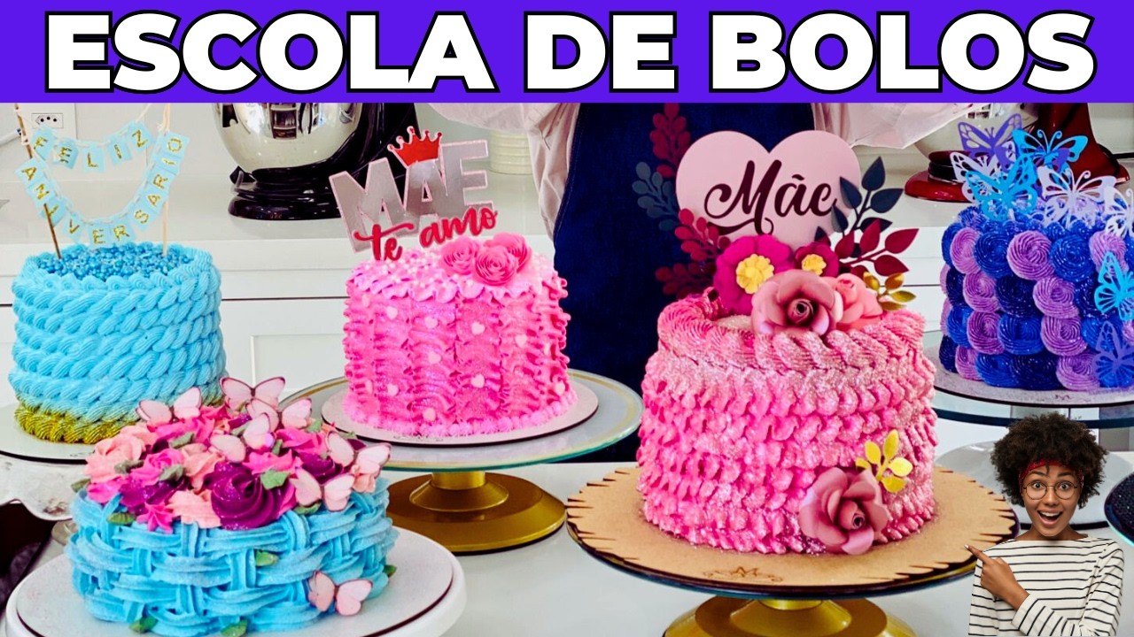 NUNCA FOI TÃO FÁCIL FAZER BOLOS PERFEITOS #confeitaria #bolo #doces