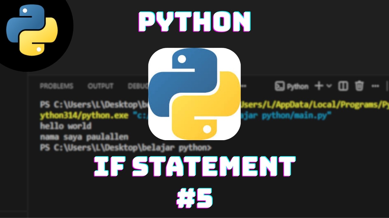 if statement di python