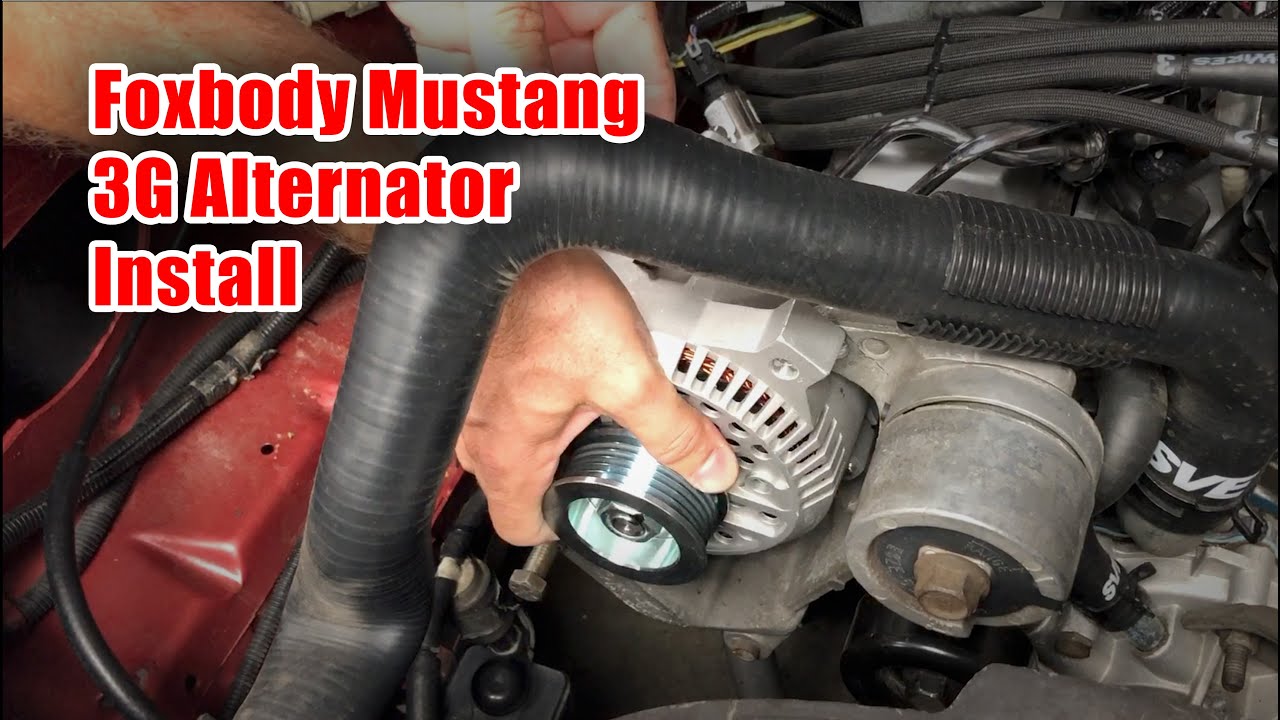 Установка и обновление генератора Foxbody Mustang 3G