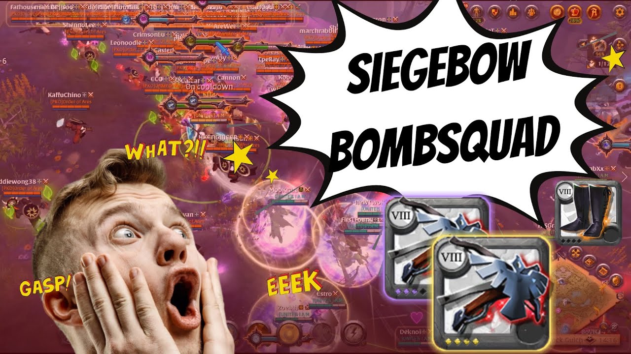CAN WE STILL PLAY SIEGEBOW BOMBSQUAD??? - ALBION ONLINE ZVZ | BEST MOMENT