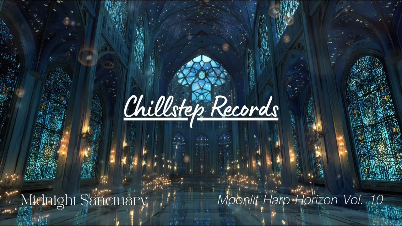 Midnight Sanctuary Piano Sleep Music 2026 ▷ Moonlit Harp Horizon Deep Rest | 2 Hours