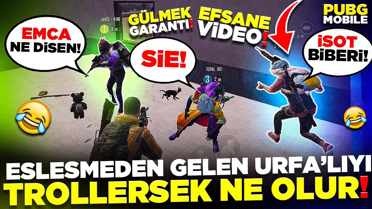 EŞLEŞMEDEN GELEN URFA’LIYI TROLLERSEK NE OLUR 🤣| PUBG MOBILE