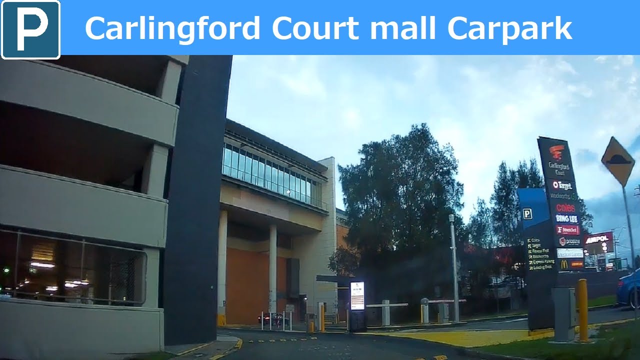 【Sydney Parking west】Carlingford Court Mall Carpark from Pennant Hills Rd