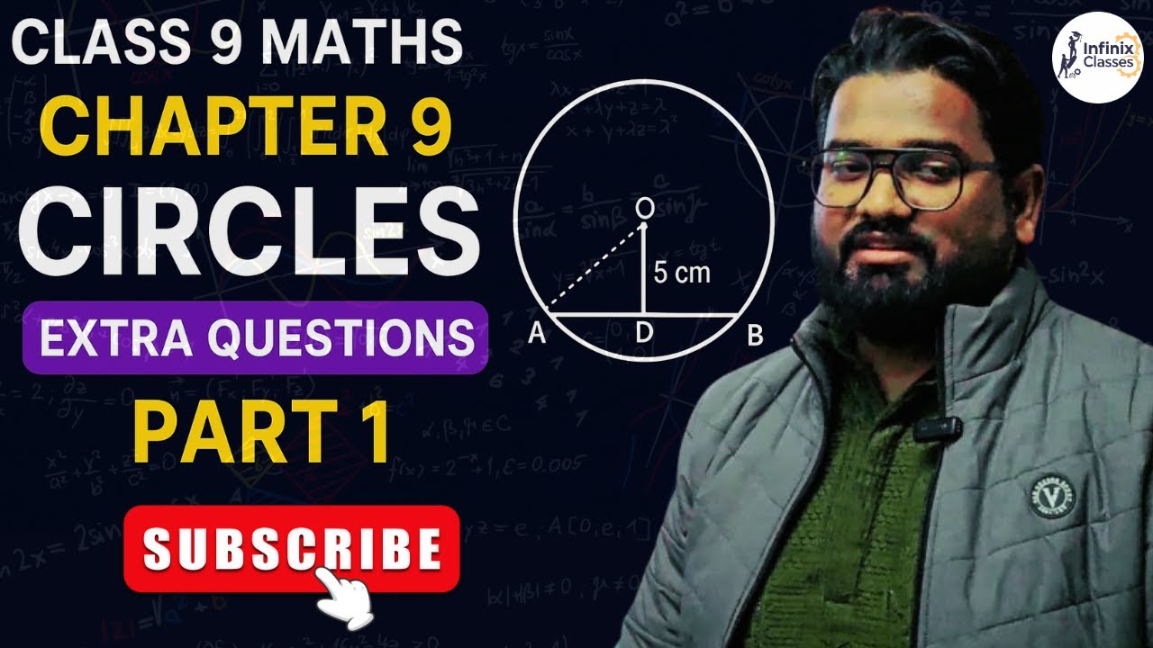 Extra Questions Part 1 | Class 9 Maths Chapter 9 Circles | NCERT Based | Faiz Sir | Infinix Classes