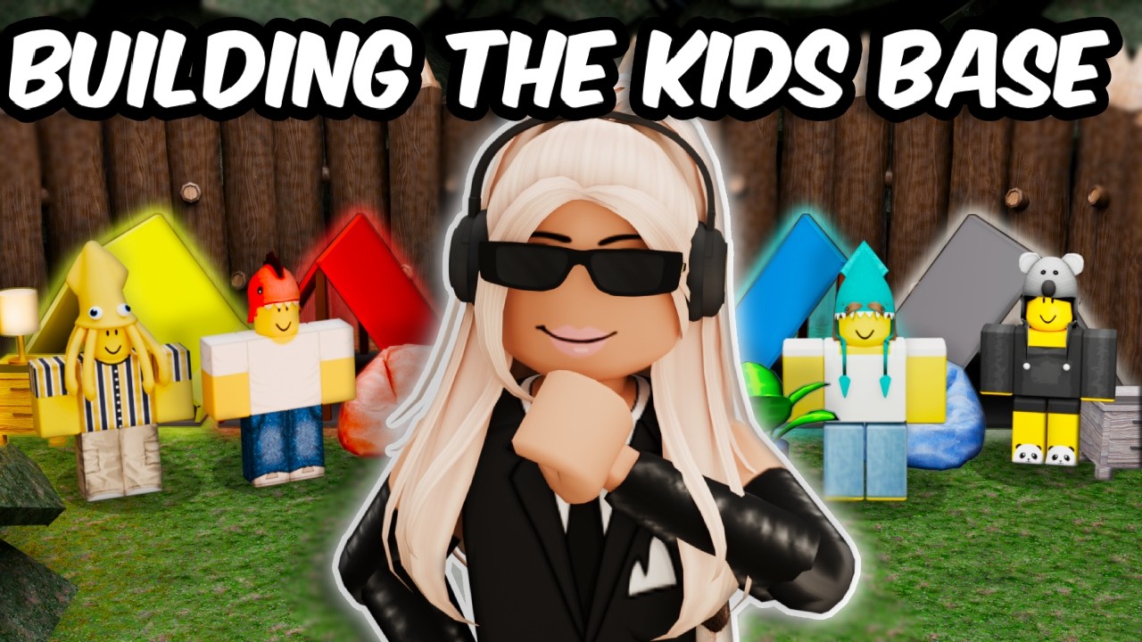 BUILDING EACH KID THEIR OWN BASE in 99 NIGHTS IN THE FOREST