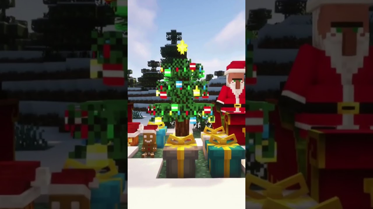 Minecraft Christmas Mods 🎅🎄 #shorts #minecraft