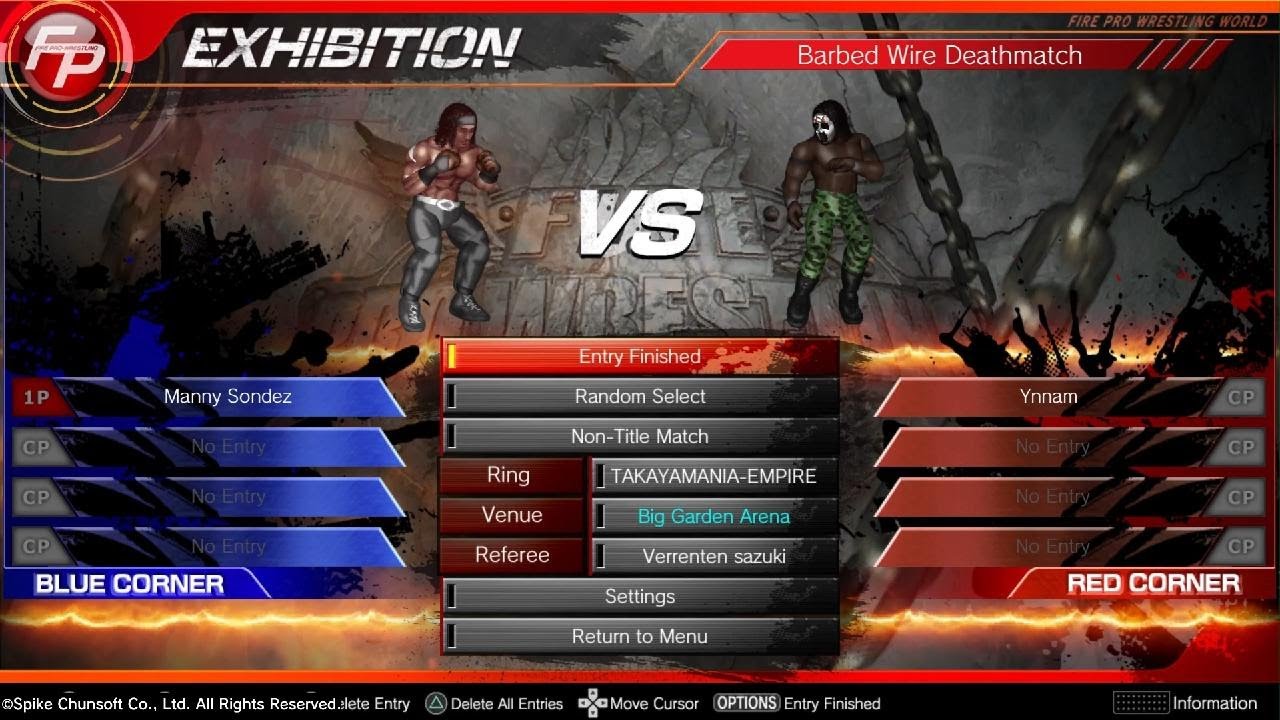 FIRE PRO WRESTLING WORLD_