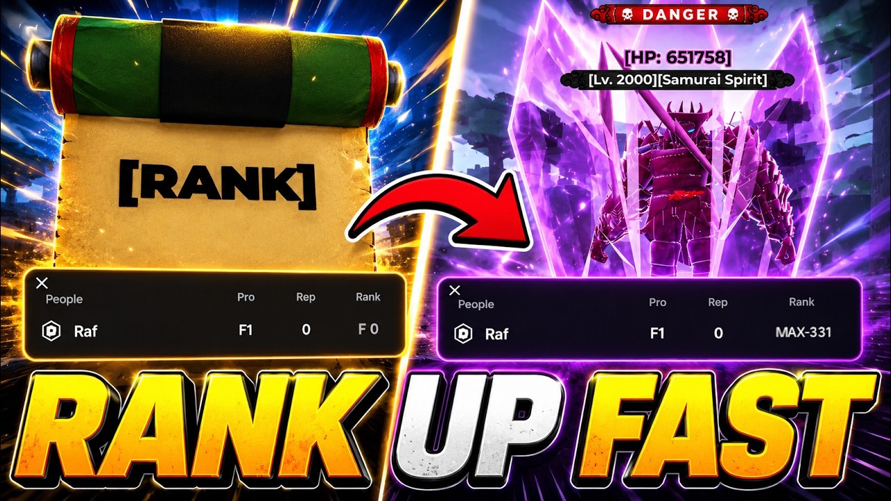 (2026) The FASTEST And EASIEST Method To Level/Rank Up In Shindo Life!
