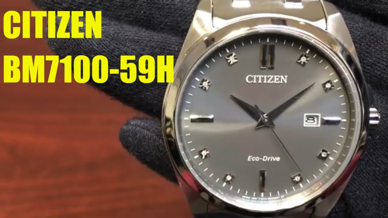 Citizen Corso Sapphire Crystal Diamond Watch BM7100-59H