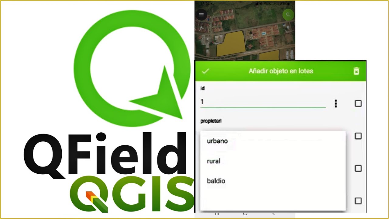 Crear formularios con lista desplegable y campo para toma de fotos con QField para QGIS