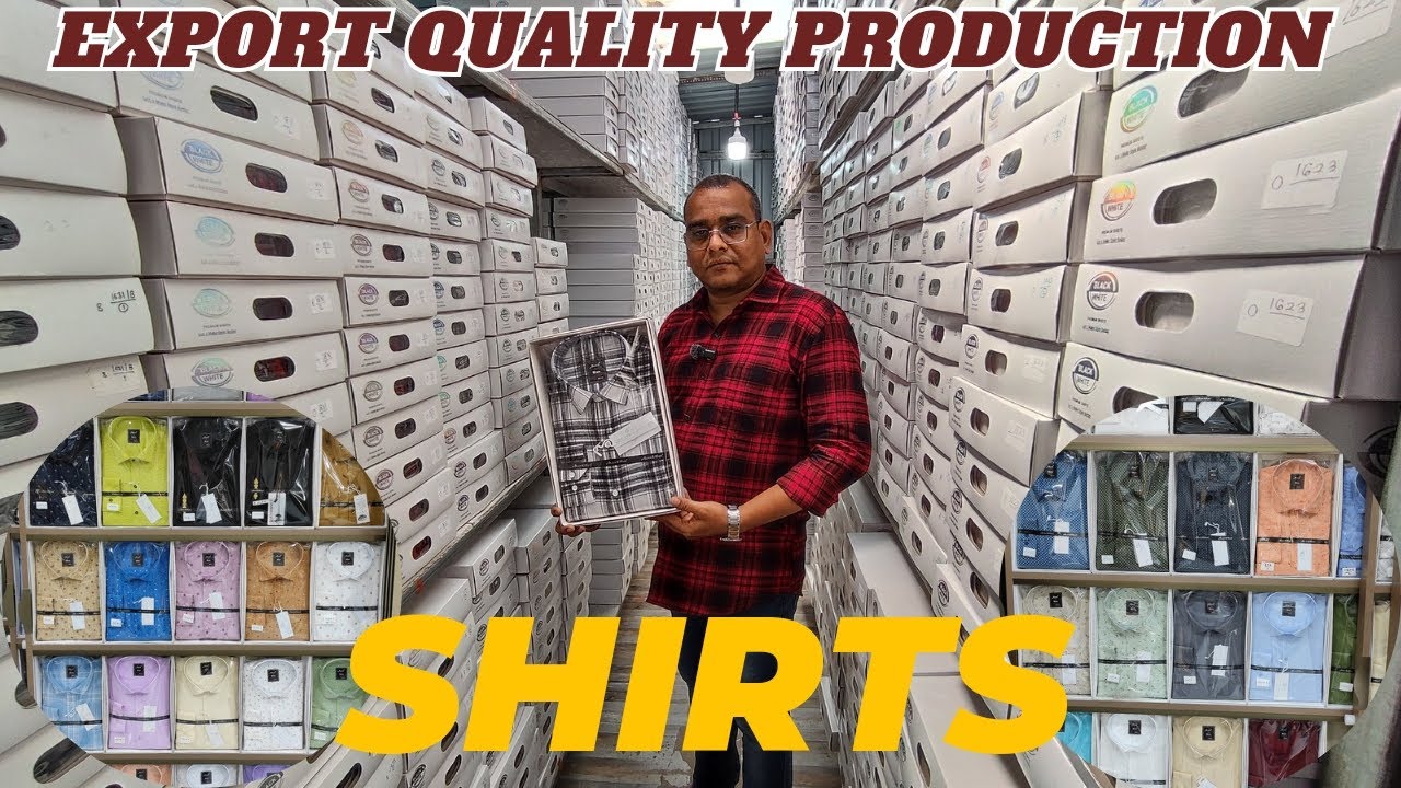 Export Quality  Shirt Manufacturer in Mumbai /Premium Box Packing /Shreenath Garment