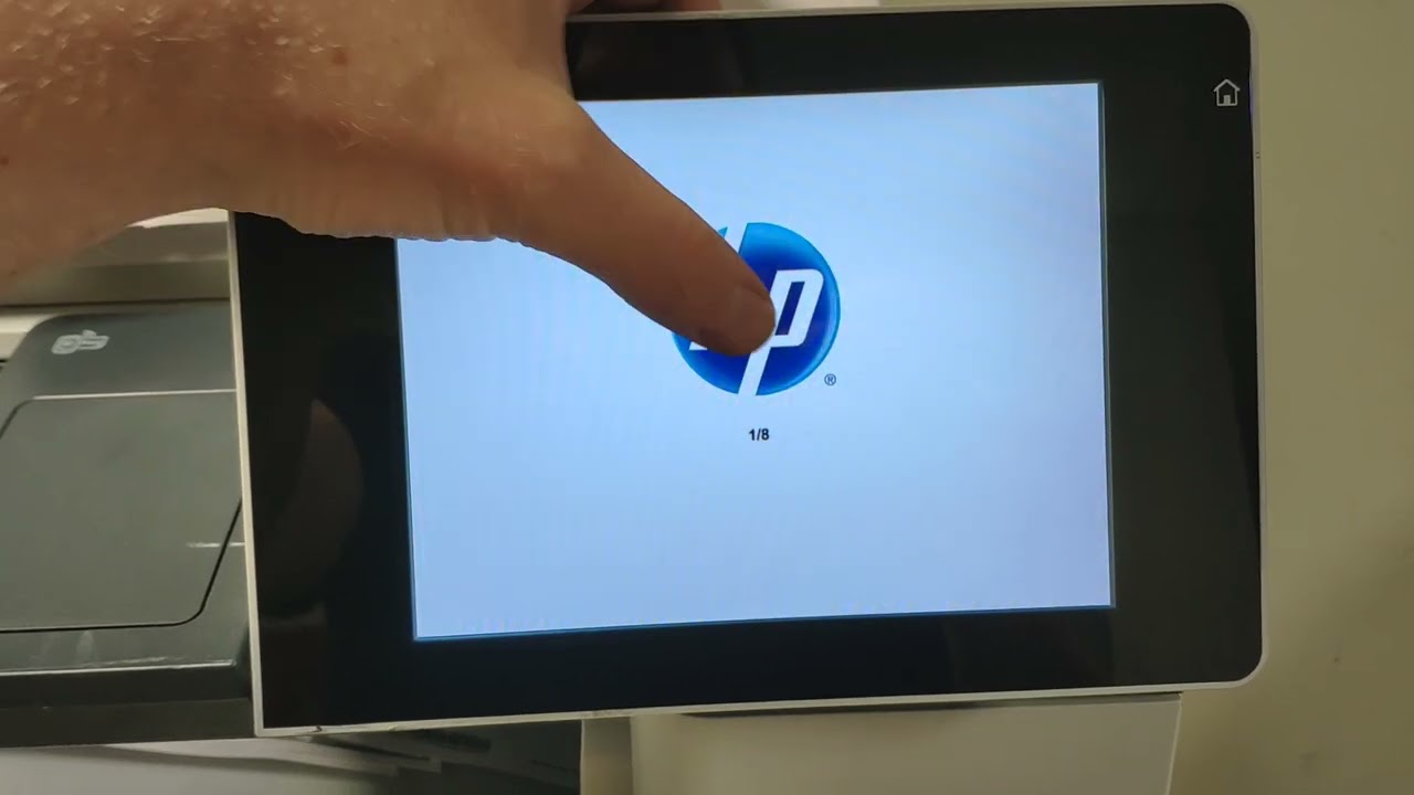 Сброс пароля HP M775 password reset