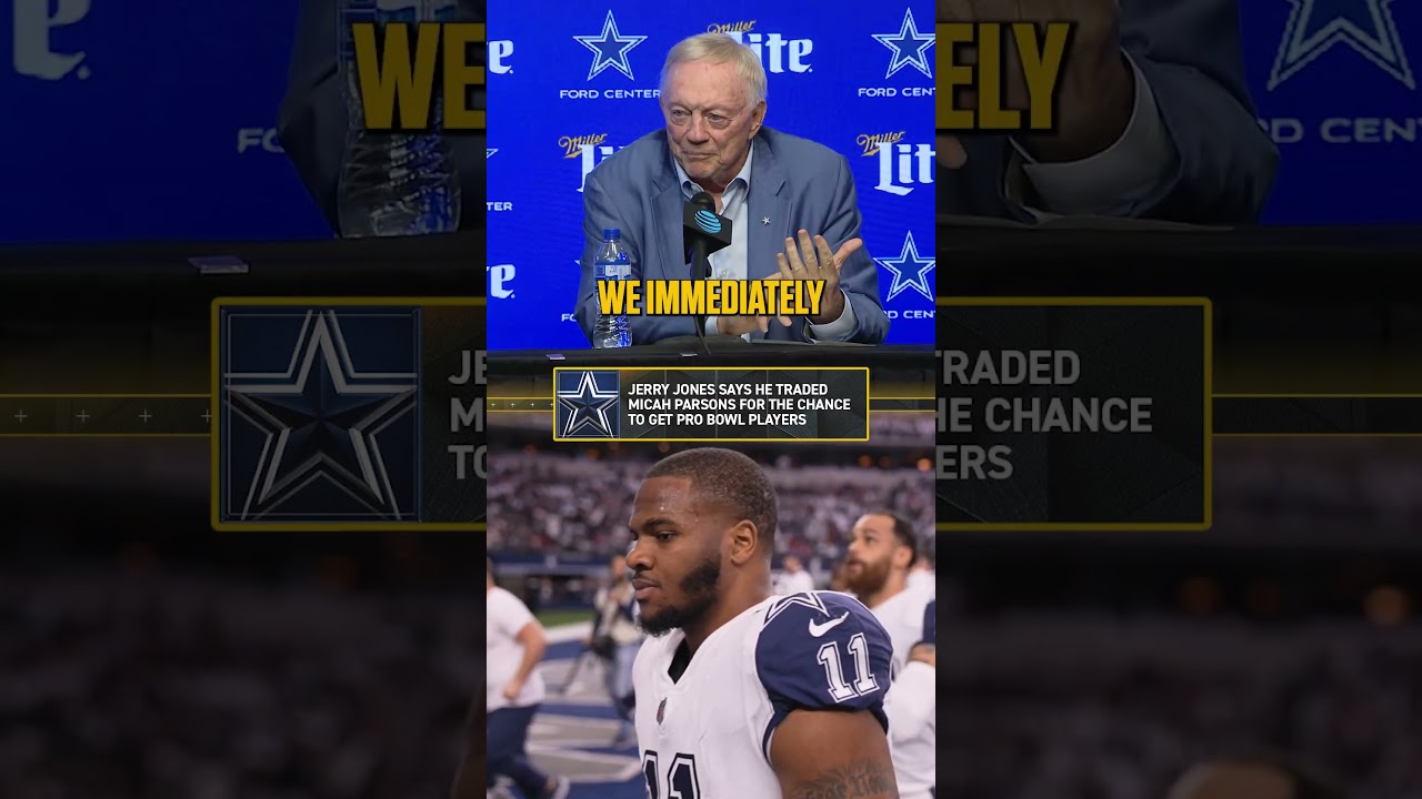 Jerry Jones says Cowboys traded Micah for the chance to get Pro Bowl players 🤔 #NFL #football