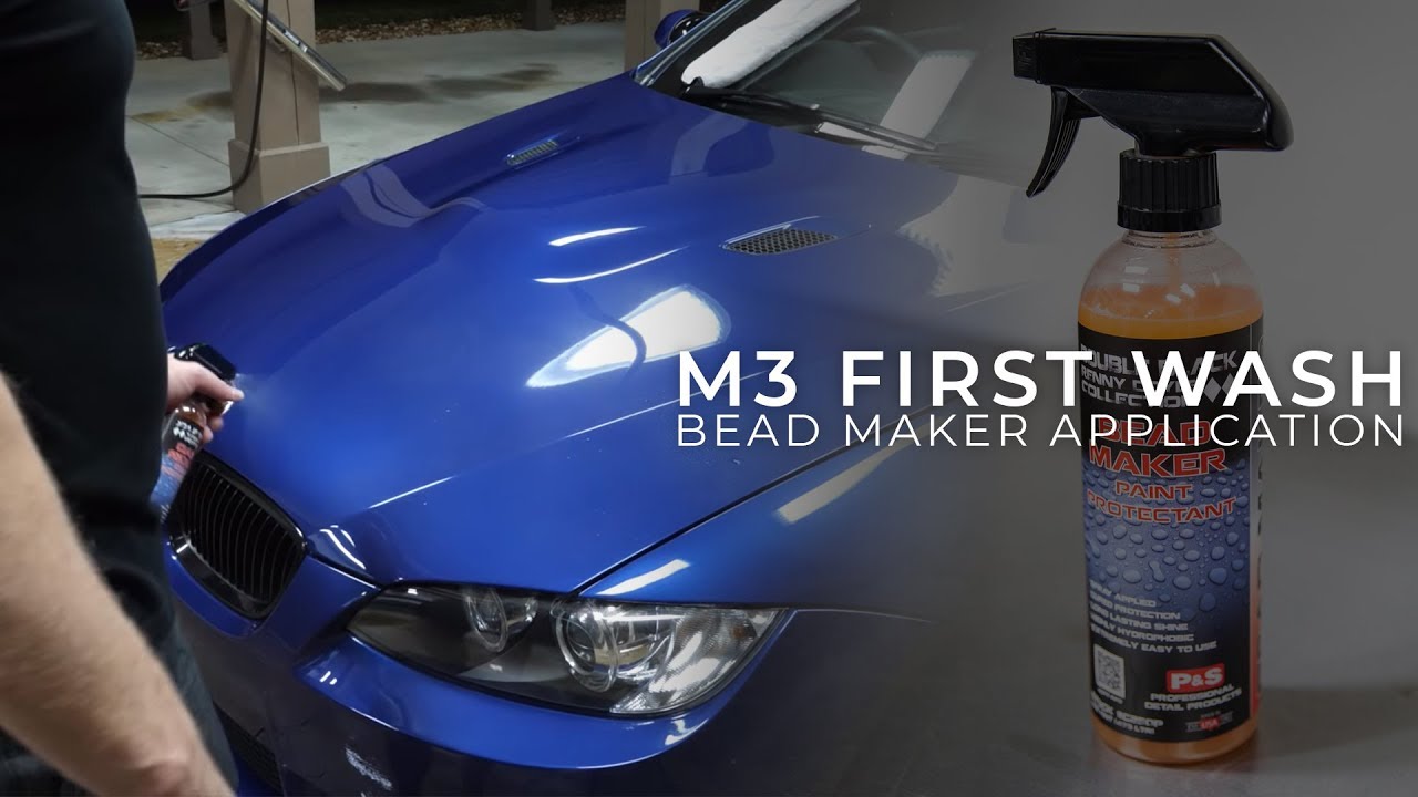 Washing and Bead Maker Application on My E92 M3 After Full Paint Correction