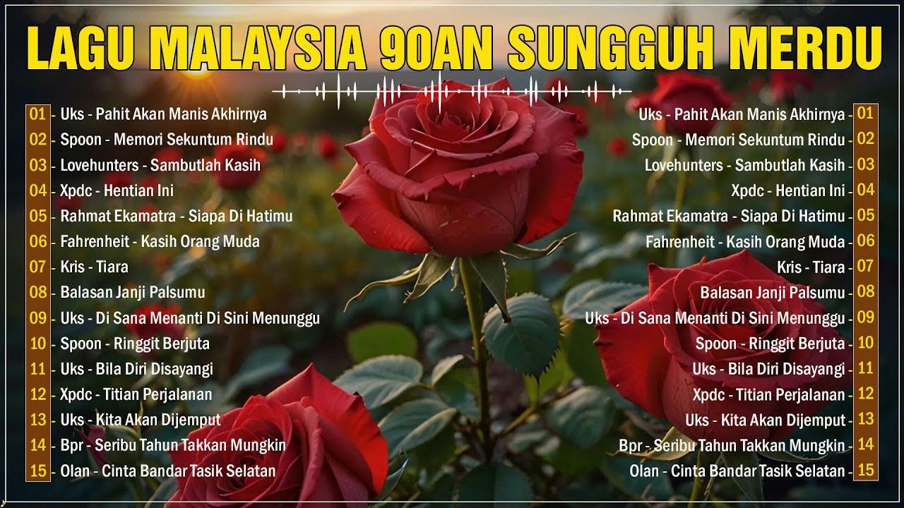 Malaysia Full Album Terbaik 💛 Koleksi Lagu Malaysia Pengantar Tidur ~ Lagu Slow Rock Malaysia Memori