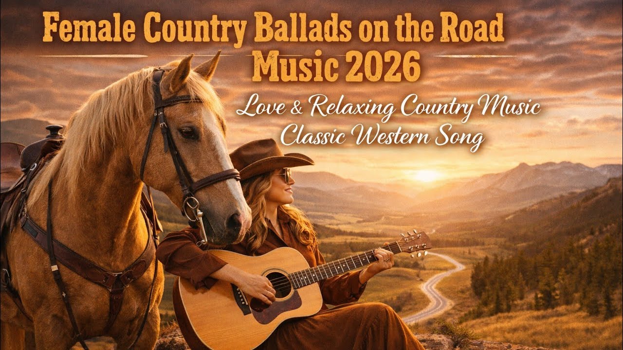 Female Country Ballads on the Road Music 2026 | Love & Relaxing Country Music | Classic Western Song