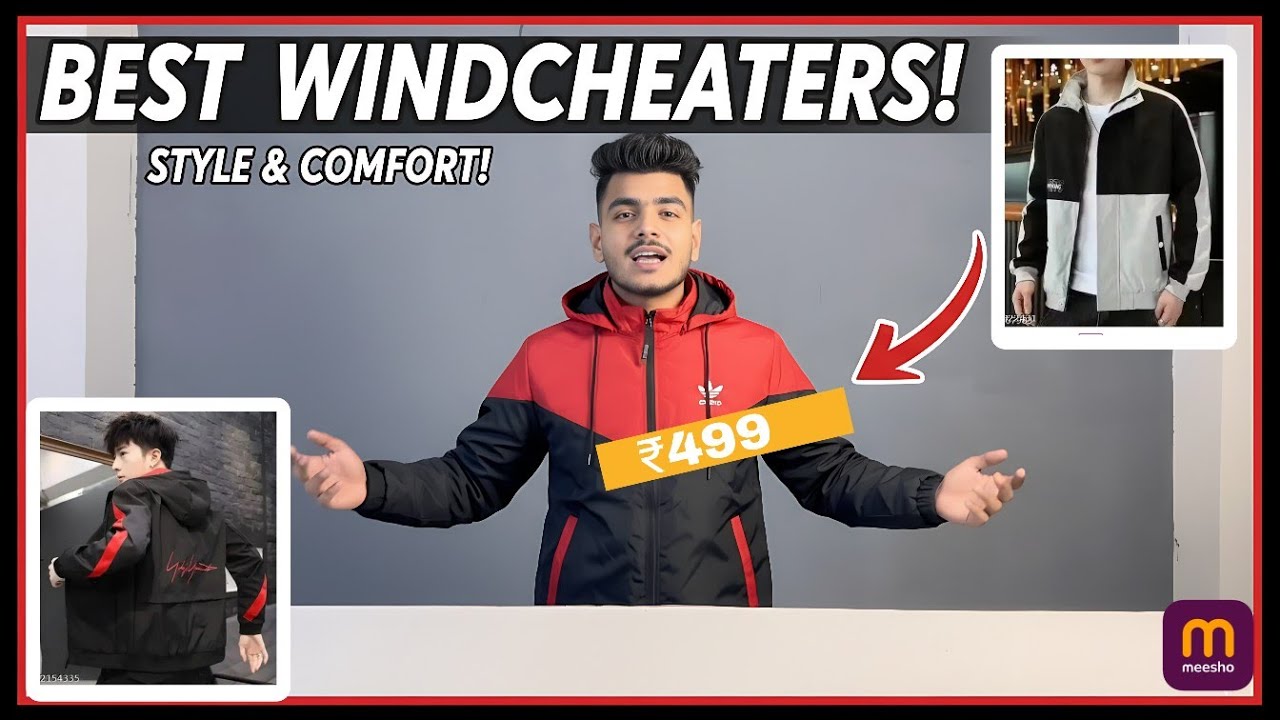 Best 5 Men&rsquo;s Windcheaters from Meesho 🔥 | Winter Haul 2025 | Stylish & Affordable Jackets