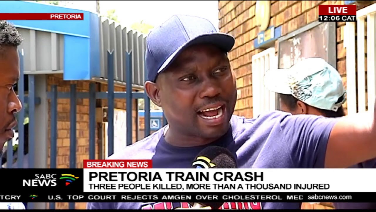 Pretoria train crash | Three people killed, more than a thousand injured